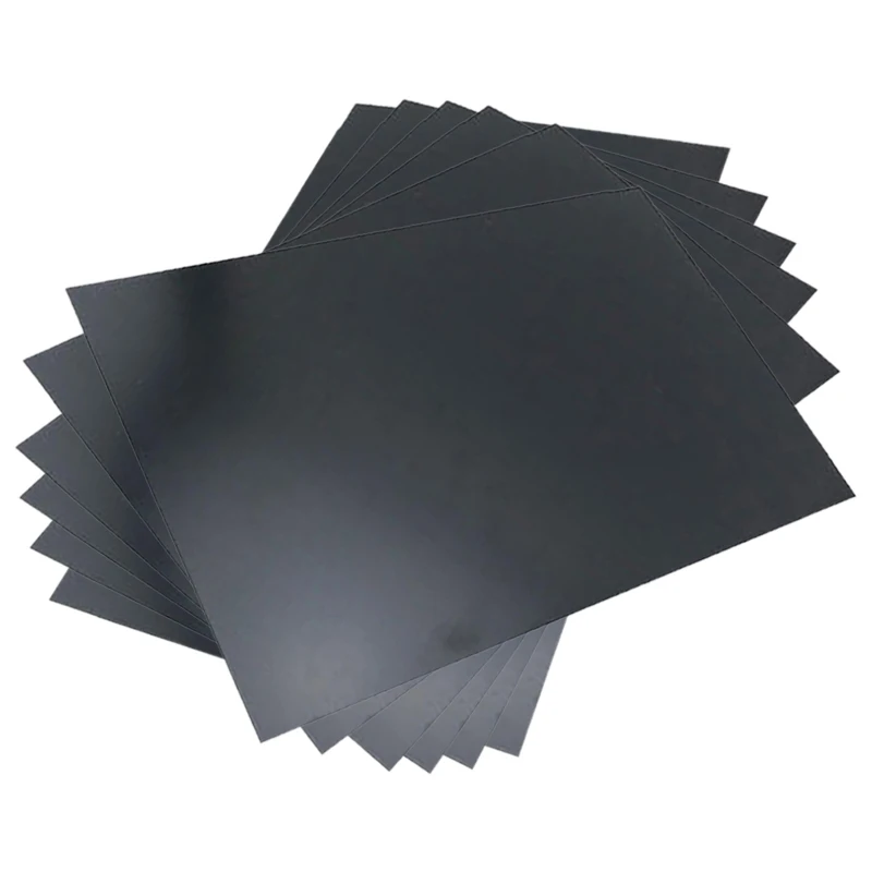 1Pc Black Durable ABS Styrene Plastic Flat Sheet Plate 1mm x 200mm x 300mm