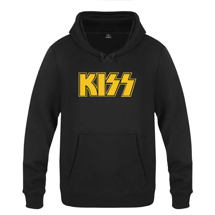 

Rock Band KISS Print Hoodies Men Hip Hop Fleece Long Sleeve Pullover Sweatshirt Winter Skate Tracksuit Hoody Moleton Masculino