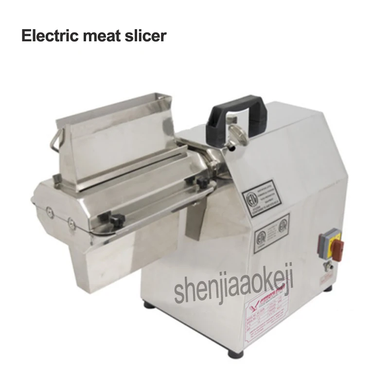 110v/220v Commercial stainless steel automatic meat cutter kitchen restaurant cutting machines Electric meat slicer  900w 1pc