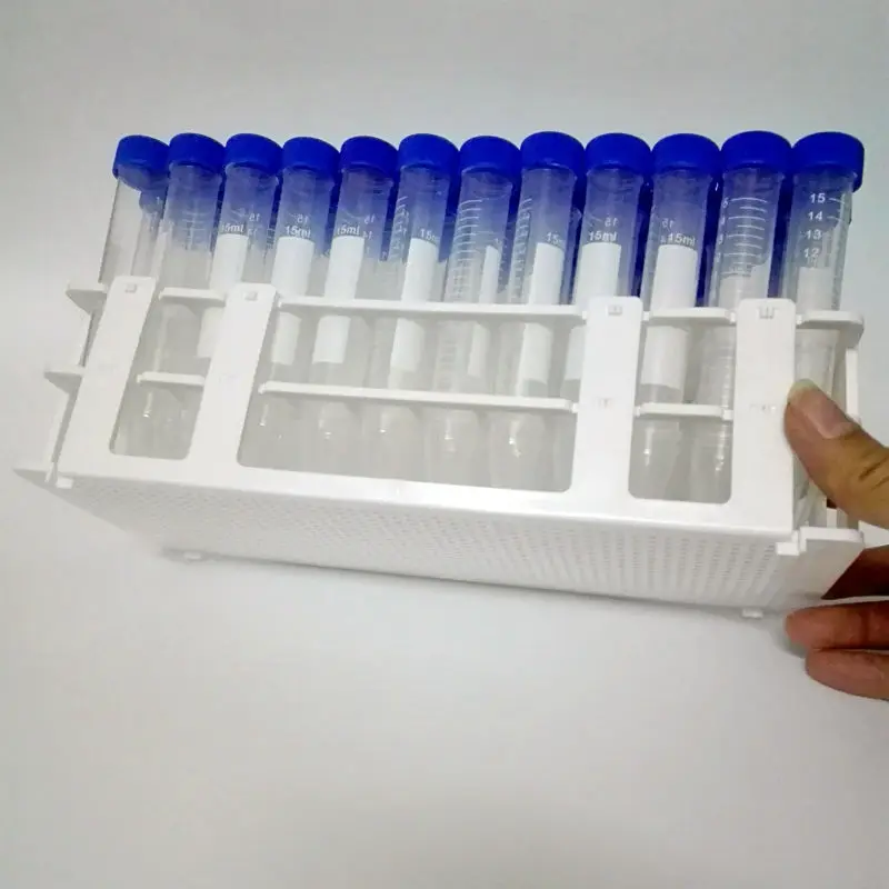 15 ml Centrifuge Tubes 60 pcs +  plastic Tube rack 1pcs ,Free Shipping