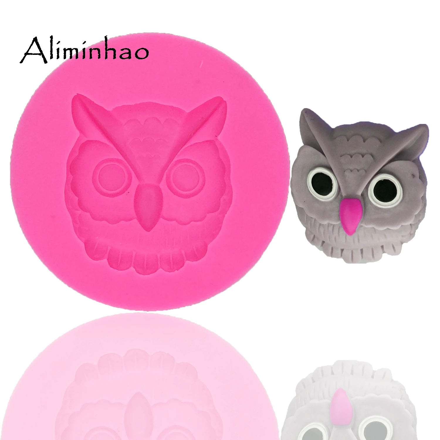 DY0005 owl DIY Resin Clay Soap Silicone Mold Sugarcraft dessert Candy Chocolate Molds Fondant Cake Decorating Tools