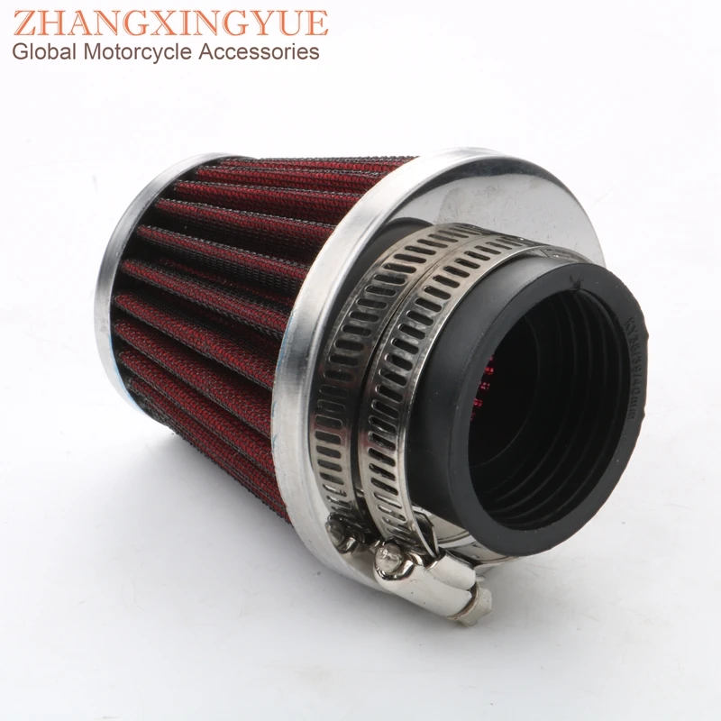 38mm 39mm 40mm Performance Air Filter for APRILIA Mojito Custonm 50 MX50 AM6 Rally 50 RS RX D50B0 Sonic50 Scarabeo 50cc 100