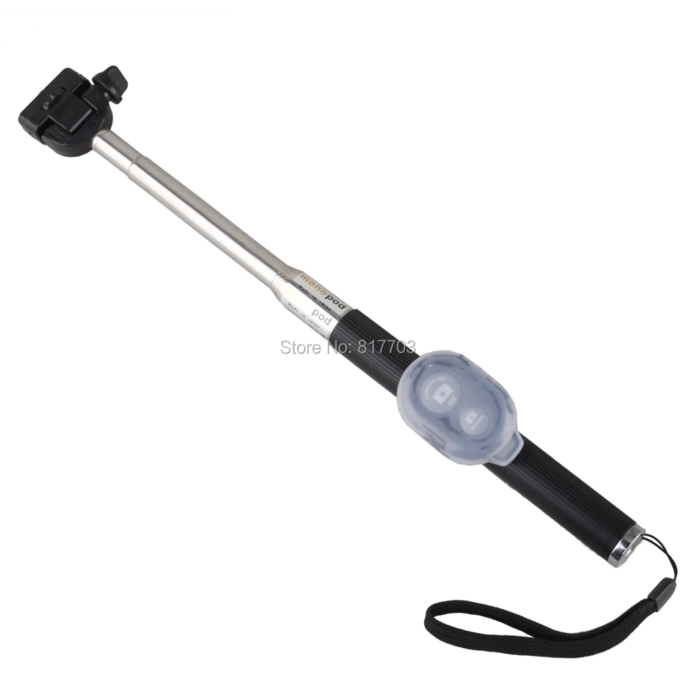 Selfie用のシリコンケースの透明な白のBluetooth,ポータブルスティック,一脚コントロール