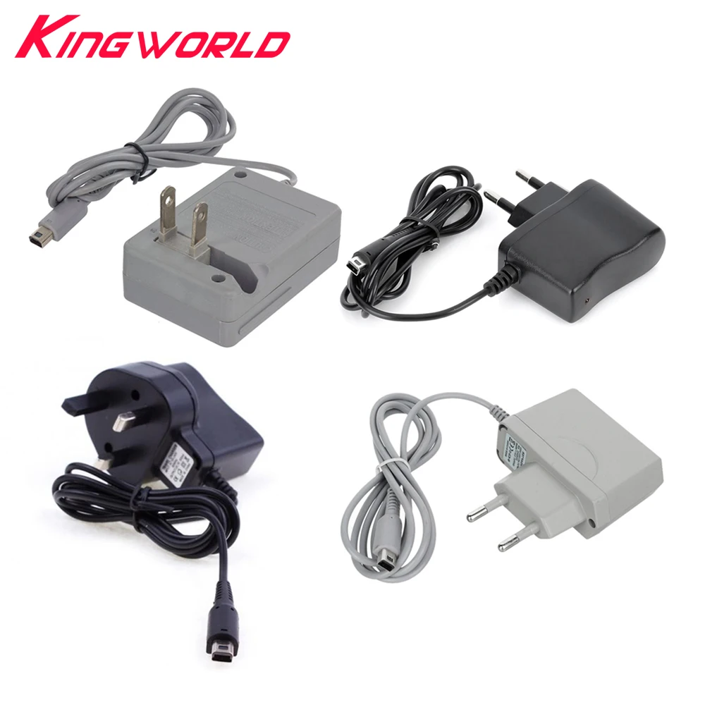 คุณภาพสูง US EU UK ปลั๊กชาร์จไฟ AC Adapter สำหรับ 3-DS สำหรับ N - D - Si