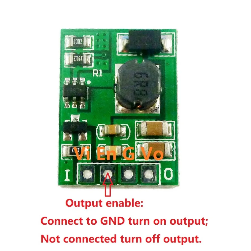 Convertisseur élévateur DC-DC avec activation, régulateur de tension pour Arduiuo Breadboard, Stm32 LWind, 3V, 3.3V, 3.7V à 5V, 6V, 9V, 12V