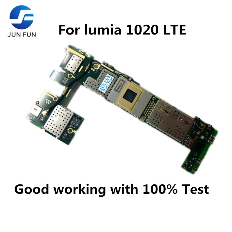 JUN FUN Unlocked Mobile Electronic panel mainboard Motherboard Circuits International version For Nokia lumia 1020 32GB