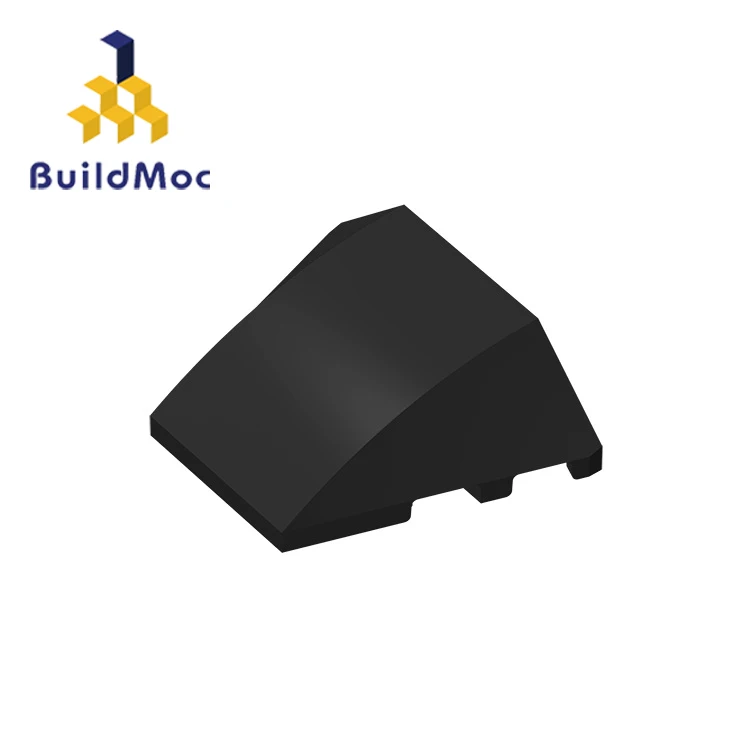 BuildMOC-أجزاء مكعبات البناء ، أجزاء مكعبات البناء 64225 4x3 ، شعار DIY التربوي