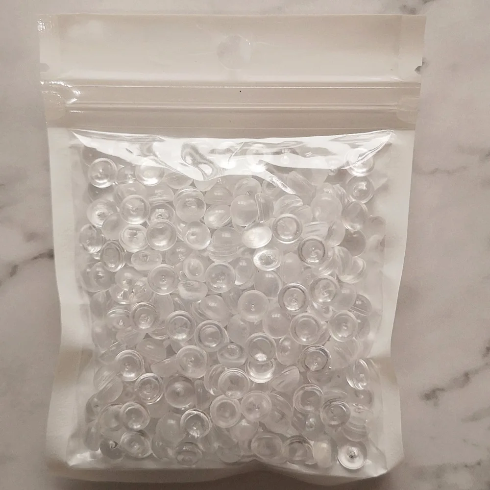 Neue 40g Klar Flache Bead Transparente Schleim Zubehör Spielzeug DIY Handgemachte Schleim Kristall Schlamm Partikel Füllung Dekoration Spielzeug