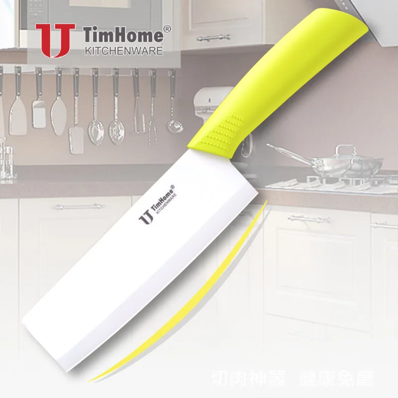 Sharp ceramic knife for kitchen 6 inch for vegetables and meat  colorful handle cleaver cutter bread knife cooking tool