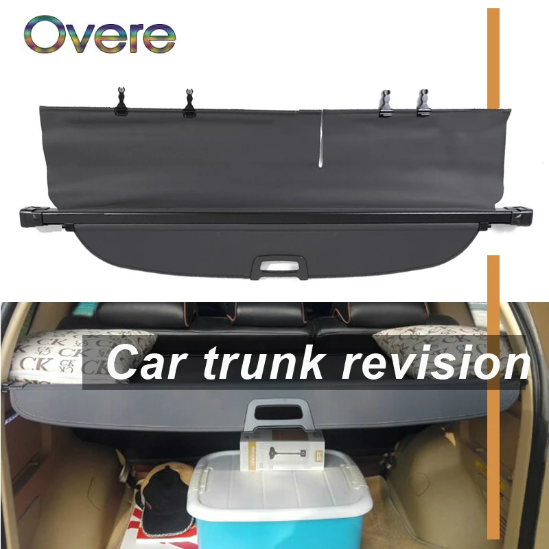 

OVERE 1Set Car Rear Trunk Cargo Cover For Toyota Land Cruiser J200 Car-styling Security Shield Shade Retractable accessories