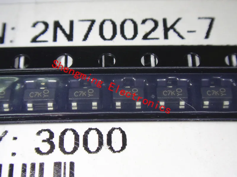 dfza: تقييم ونصائح لشراء 100 قطعة من مكثف 2N7002K C7K SOT-23