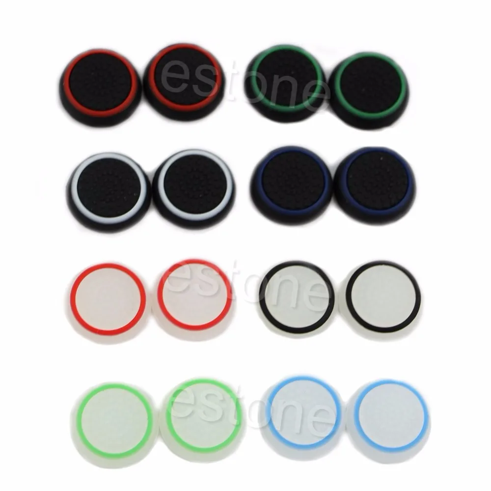 1 Set 2pc Thumbstick Cap Cover Analog 360 Controller Thumb Stick Grip For PS4 For -XBOX ONE