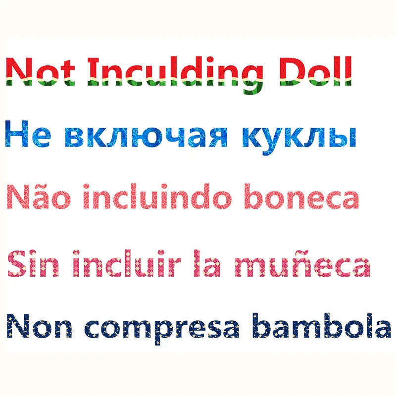 Nuovo Partito di Modo Multicolore Plaid Attrezzature Bambola Vestiti per le Bambole Accessori per 12 Pollici Bambola Armadio Fatta In Casa del Vestito Della Ragazza Toy #43