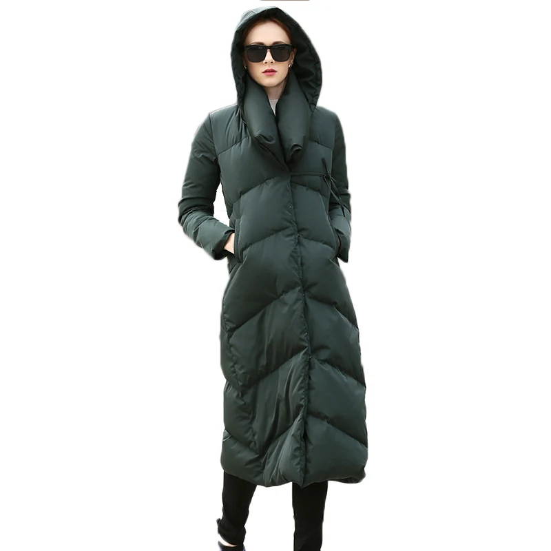 

Thickening Long Winter Women Down Jacket Winter Women Goose Down Coat Jacket Winter Warm High Quality Woman Down Parka Coat