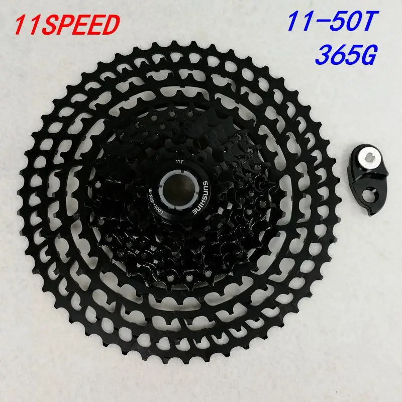 

MTB 11-50T bicycle freewheel sprockets bike 11speed cassette mountain bike freewheels sprocket mtb cog 50T cdg 365g hollow alloy