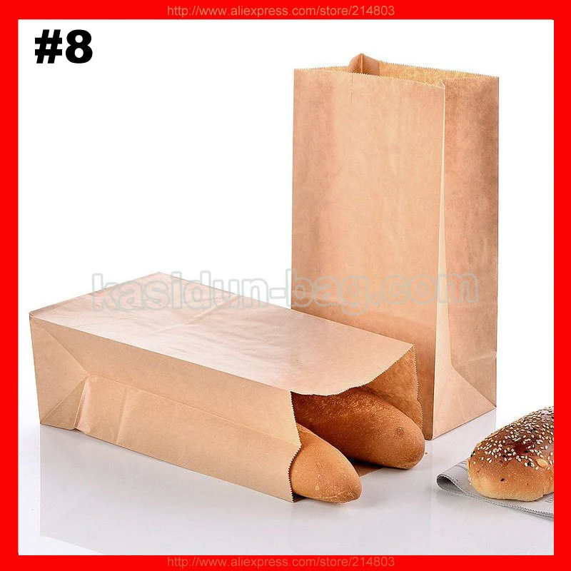 

(2000pcs/lot) size W15xH30xD10cm wholesale kraft paper french bread bag