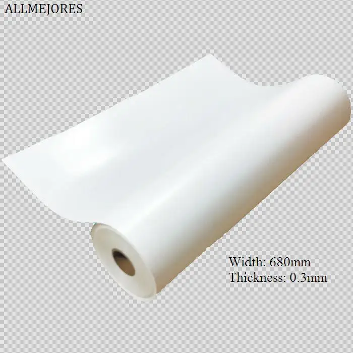Solar panel backsheet 0.3mm thickness 540mm Width backsheet for encapsulate solar cell panel white color 5meters/Lot