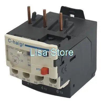 38A Rated Current 690V Thermal Overload Relay JR28-25 1 NO 1 NC Aawuo