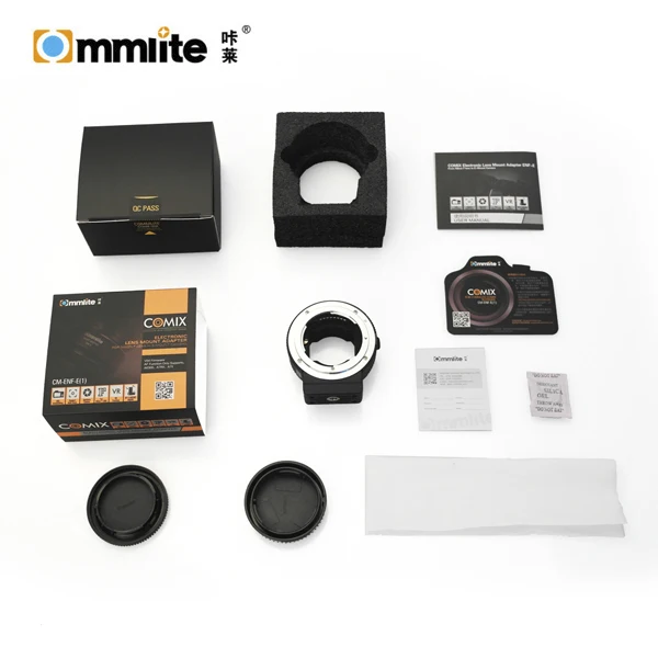 CM-ENF-E1 PRO Electronic Auto-Focus Lens Mount Adapter for Nikon Tamron Sigma F Mount Lens to Sony E Mount Camera with Aperture