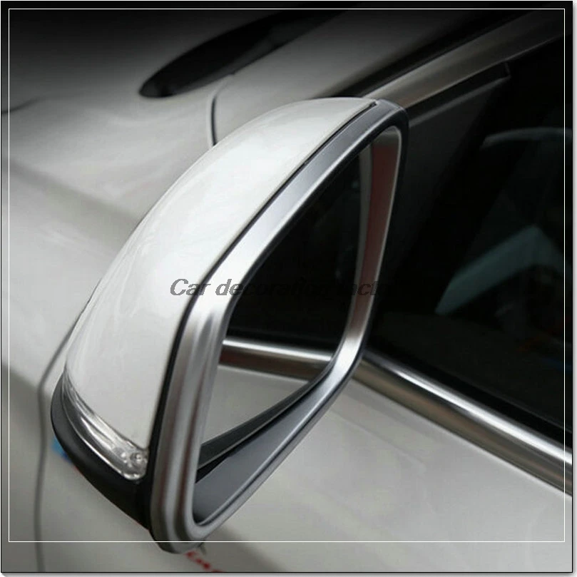 Car Styling Inferior smooth ABS chrome plated Auto rearview mirror decoration framework Fit For 2016 BMW X1 2pieces/lot