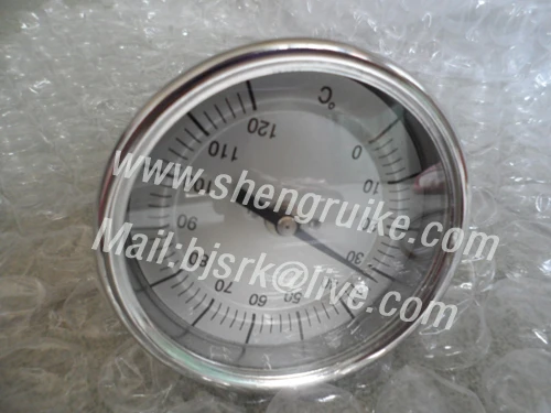 

0-120C Industrial Bimetal Dial thermometer ,SS304, dial 3" fast delivery,high quality