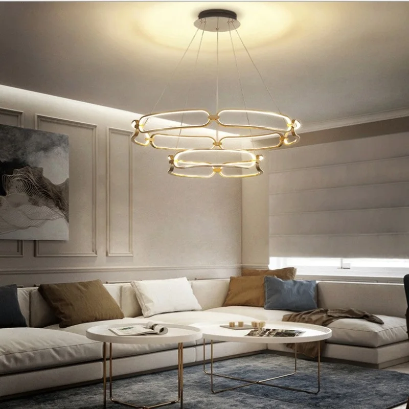 

Modern Luxury Led Ceiling Chandelier lighting For Living Room Hanging Lights Ceiling Mounted Pendant lamp Free Shipping