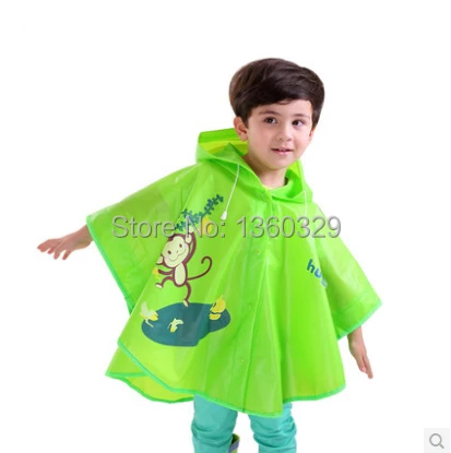 Kids Raincoat Child Rain Coat Rain Poncho for Kids yupi capa de chuva Rain Jacket Boys poncho Para la lluvia Rainwear Fabrics image 4