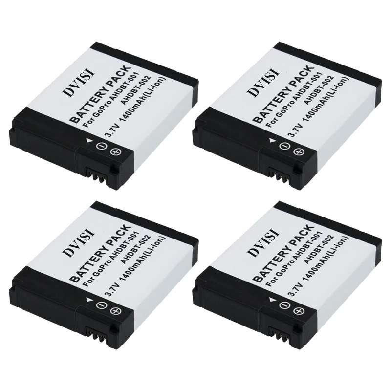 3.7 فولت 1.4Ah AHDBT-001 AHDBT 001 AHDBT-002 بطارية ل GoPro الذهاب برو HD Hero1 Hero2 للدراجات النارية تصفح في الهواء الطلق 960 1080P الطبعة