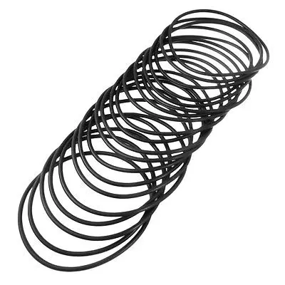 

165mm x 5.7mm Rubber Sealing Washers Oil Filter O Rings Black 20 Pcs