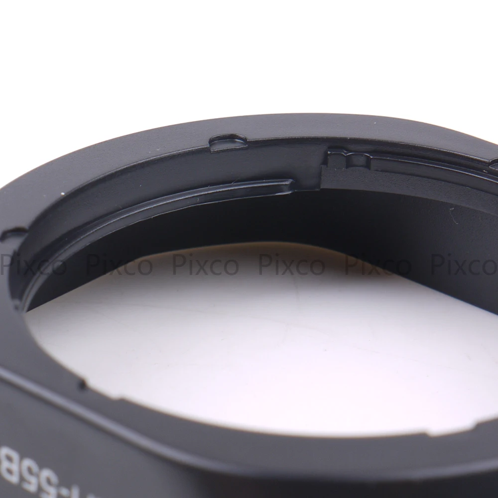 Pixco LH-55B Bayonet Mount Lens Hood  Shade Suit For Olympus for M.Zuiko ED 9-18mm F4.0-5.6  EZ Lens Replace Plastic