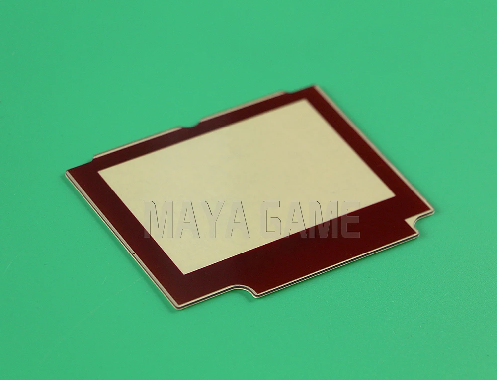5 uds Color rojo para GBA SP Protector de lente de pantalla de plástico rojo para GameBoy Advance SP