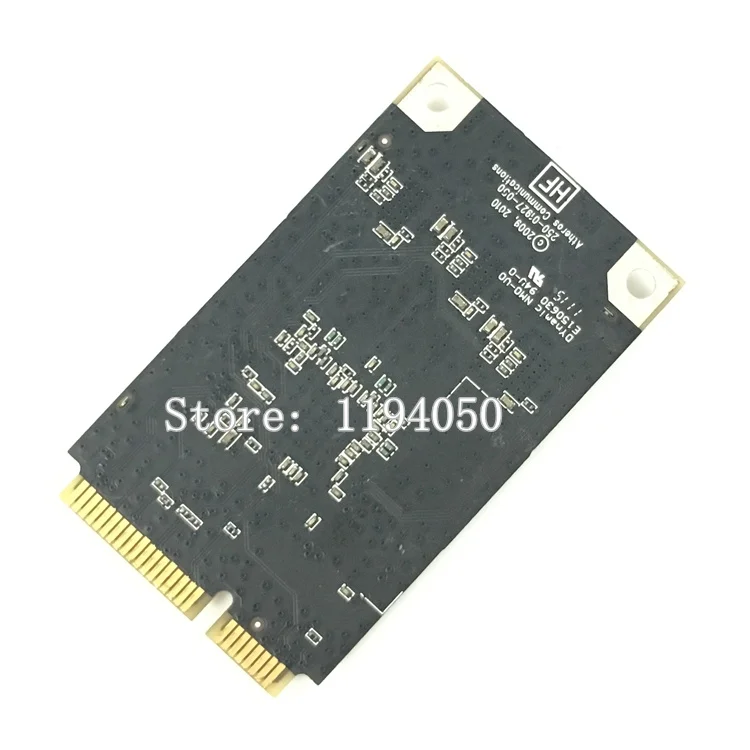 Atheros Wireless-N Dual-Band Half Card, AR5BXB112, AR9380 para Mini PCI-E, 450Mbps, 2.4G, 5G