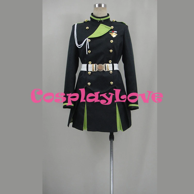 New Custom Made Japanese Anime Seraph of the end : Vampire Reign Sayuri Hanayori Cosplay Costume Halloween High Quality