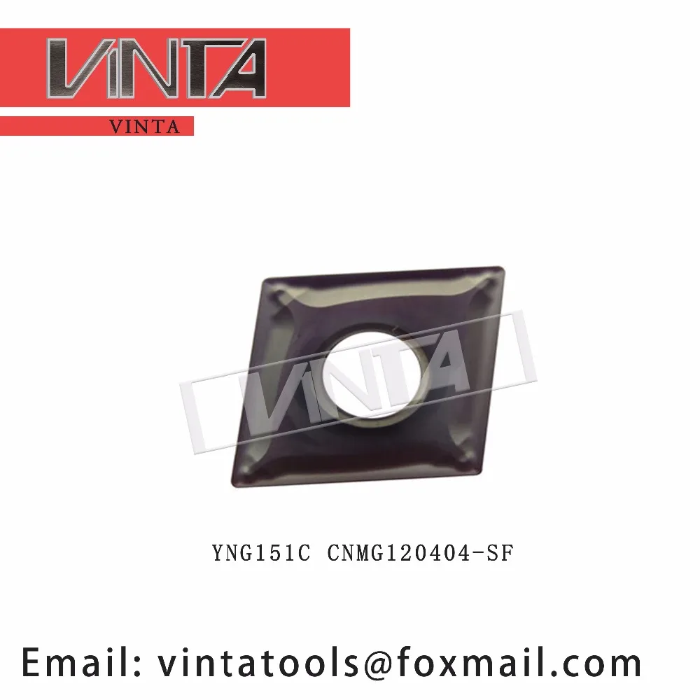 high quality 10pcs/lots YNG151C CNMG120404-SF cnc carbide turning reserts