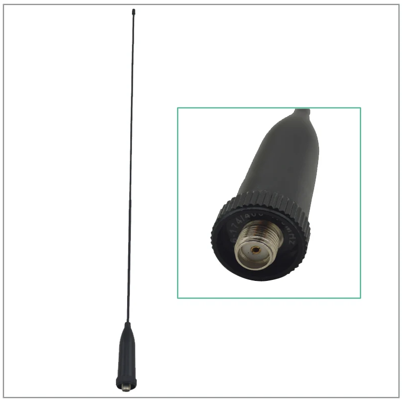 390mm High Gain SMA-Female portable Antenna RHD-881L 144/430MHz Dual Band Flexible Whip Handheld Antenna