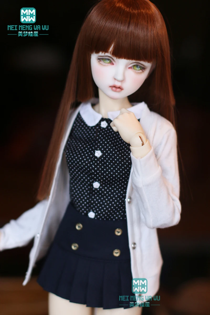 Clothes for doll fits 1/3 58-62cm DD SD10 SD13 BJD doll fashion knit cardigan feel free to match