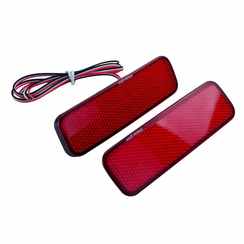 For Ford Transit Van Custom Connect Red LED Rear Bumper Reflector Tail Light 2013-up