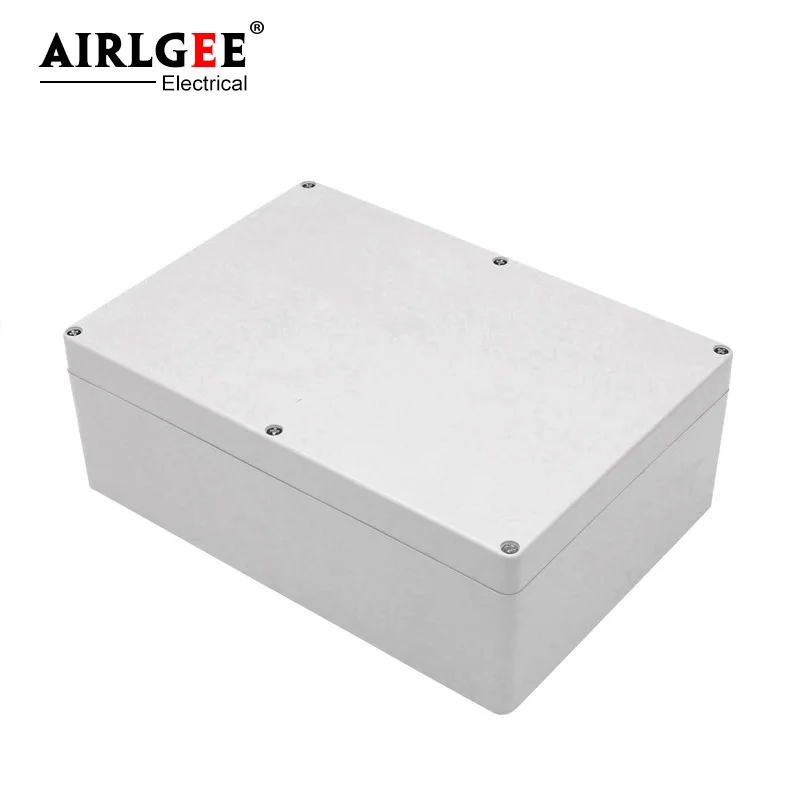 263 * 182 * 95mm ABS waterproof plastic electrical junction box IP65 customizable punch control panel box