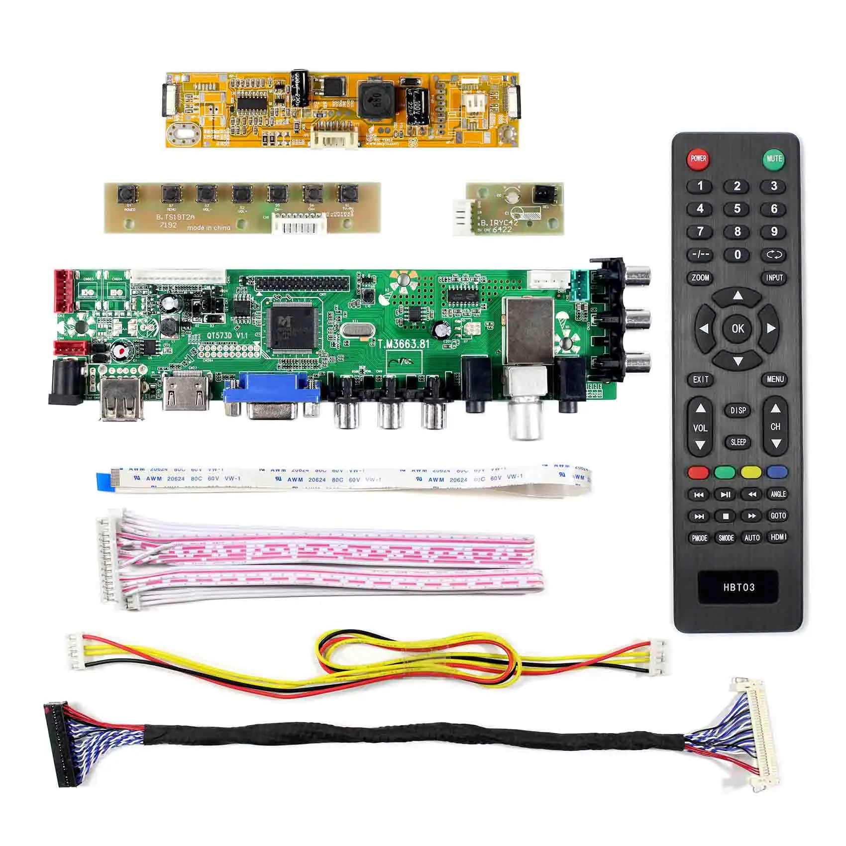 HD MI USB VGA AV ATV DTV ЖК-дисплей плата для 21,5 в 1920x1080 M215H3-LA1 M215H3-LA5 V215H1-LE1 V2, 21,6 в 1920x1080 V216B1-LE1