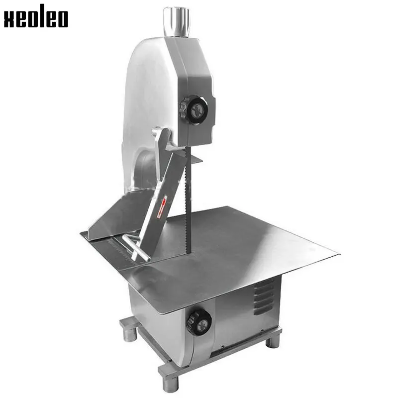 XEOLEO Segatrice per ossa Taglierina elettrica per costole Sega per taglio osseo Seghe per ossa di carne commerciali Taglierina per carne congelata 200-300 kg / h 1100 W