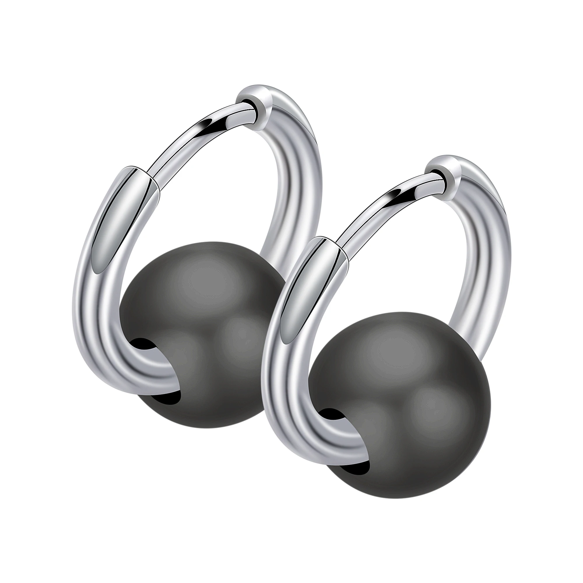 High Polished Hoop Ceramic Earrings For Ladies Fashion Stainless Steel Women Accessories Earring Party Jewelry Design