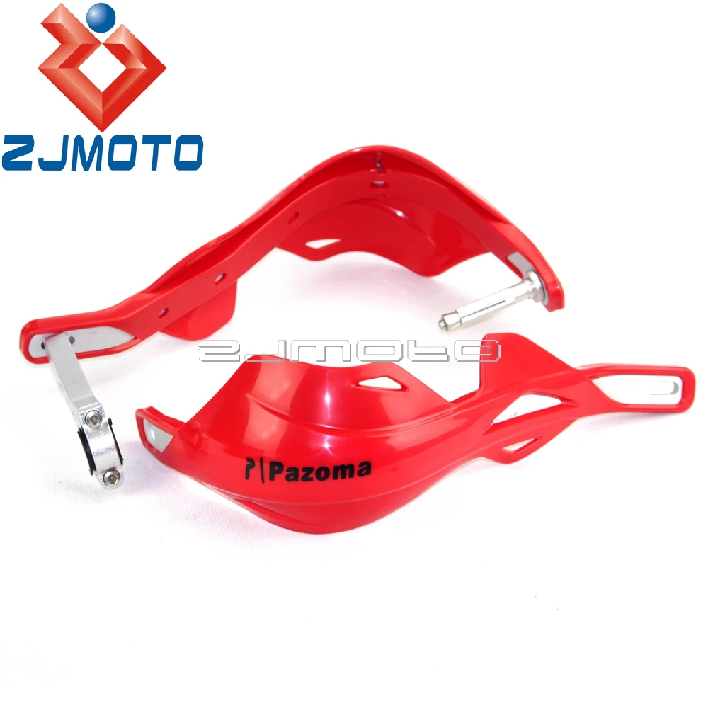 ZJMOTO 22MM 28MM Dirtbike Fat Bar Red Handguards Raptor 7/8