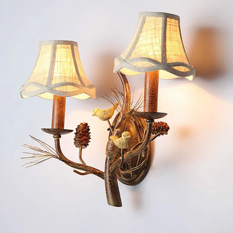 

Warehouse Wall lamp Bar Bird light bedroom Indoor hallway Retro vintage Industrial LED Wall Lighting Dressing room wall sconces