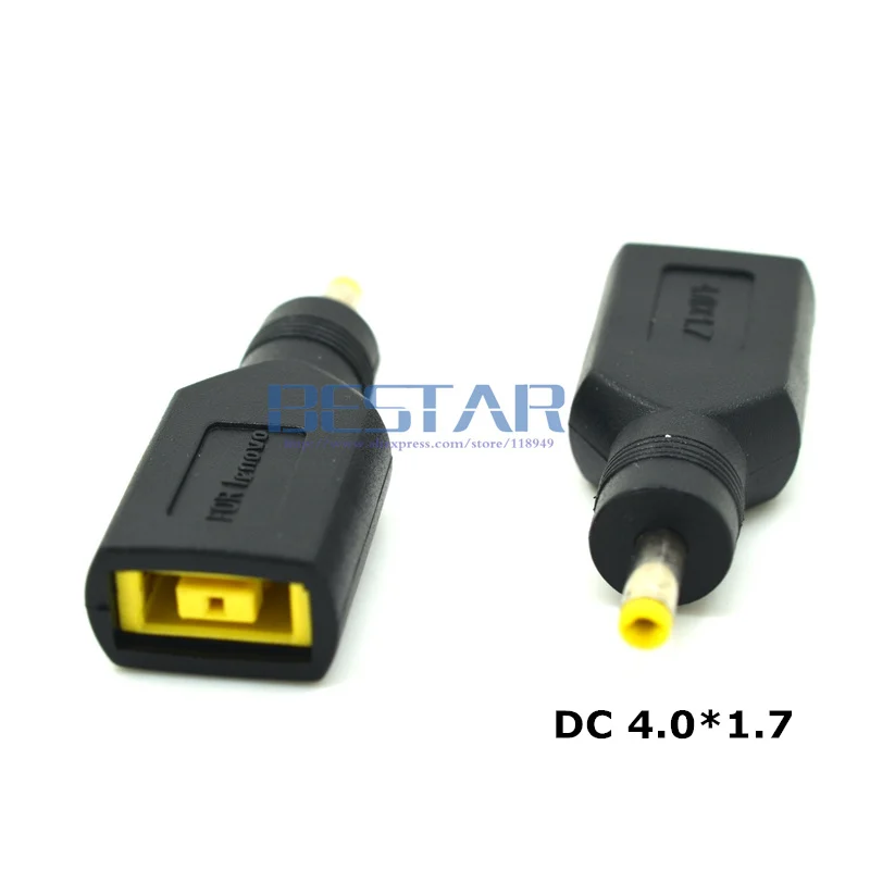 DC to Square 13 YOGA power connector DC 4.0*1.7mm 4.0 / 1.7 mm& 4.8*1.7 & 5.5*2.5 mm Adapter For Lenovo X1 Carbon YOGA DC JACK