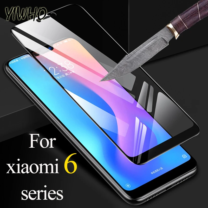 

Protective glass on for Xiaomi redmi note 6 pro 6a a tempered glas ksiomi xiomi a6 6pro Screen Protector flim safety sheet armor