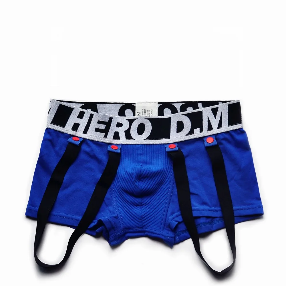 E likable autumn and winter new fashion personality men\'s underwear comfortable cotton breathable low waist sexy boyshort