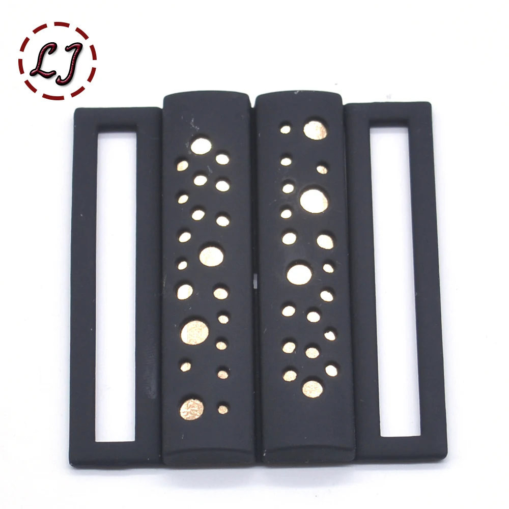 New fashion women 50mm gold silver black cilp square metal belt buckles crafts decoration Buckles DIY garment sew accessories