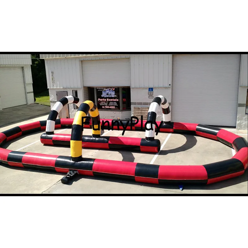 Inflatable racing car Autodrome,inflatable racing speedway,inflatable go kart race track,Inflatable karting track