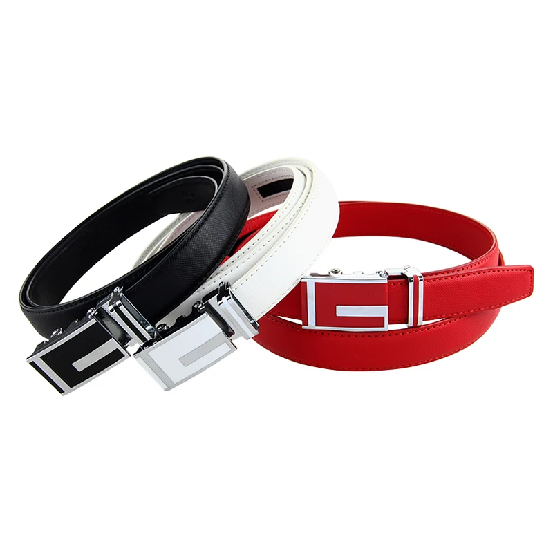 Hot sale women belt genuine leather wide automatic women waist belt real leather with eco-friendly leather 135cm plus size