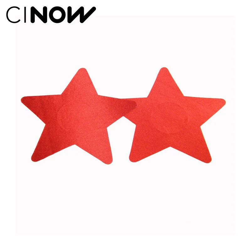 Sexy experience 50 pairs (100 Pcs) Stars Breast Pasties Nipple Covers-Disposable Anti Emptied-non-sensitizing adhesive soft